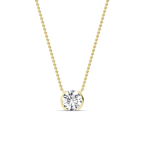 Lucienne Rose lab grown diamond pendant