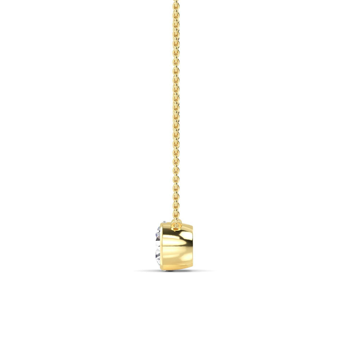 Lucienne Rose lab grown diamond pendant