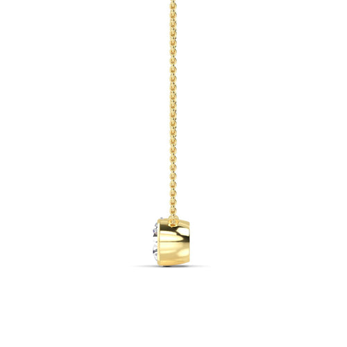 Lucienne Rose lab grown diamond pendant