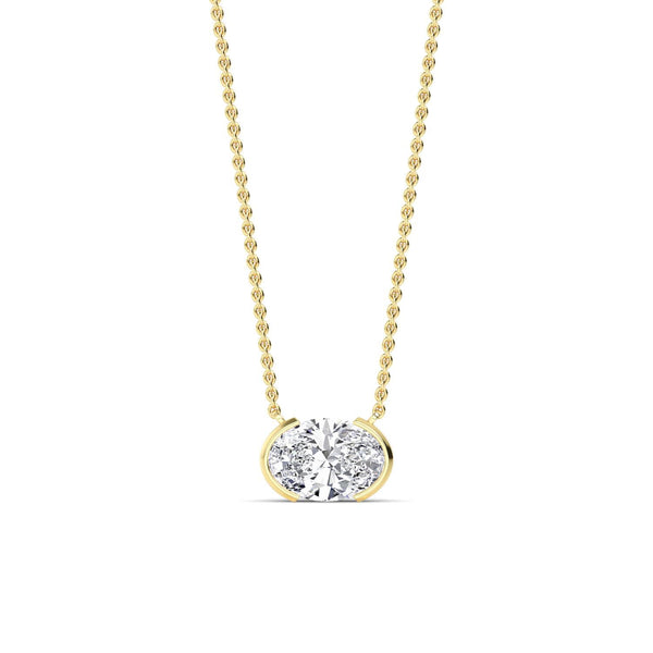 Marielle Bloom - Bezel Lab Grown Diamond Pendant