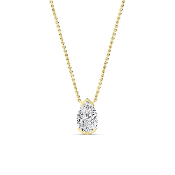 Marielle Dawn - Bezel Lab Grown Diamond Pendant
