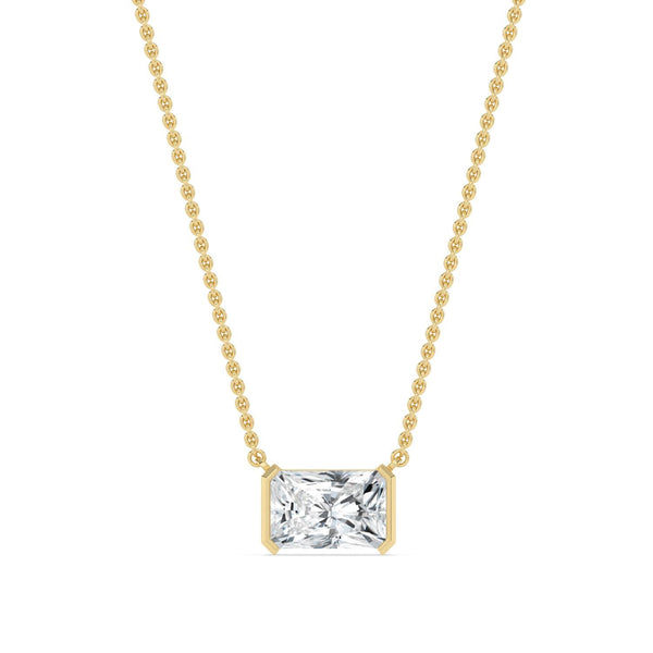 Marielle Grace - Bezel Lab Grown Diamond Pendant