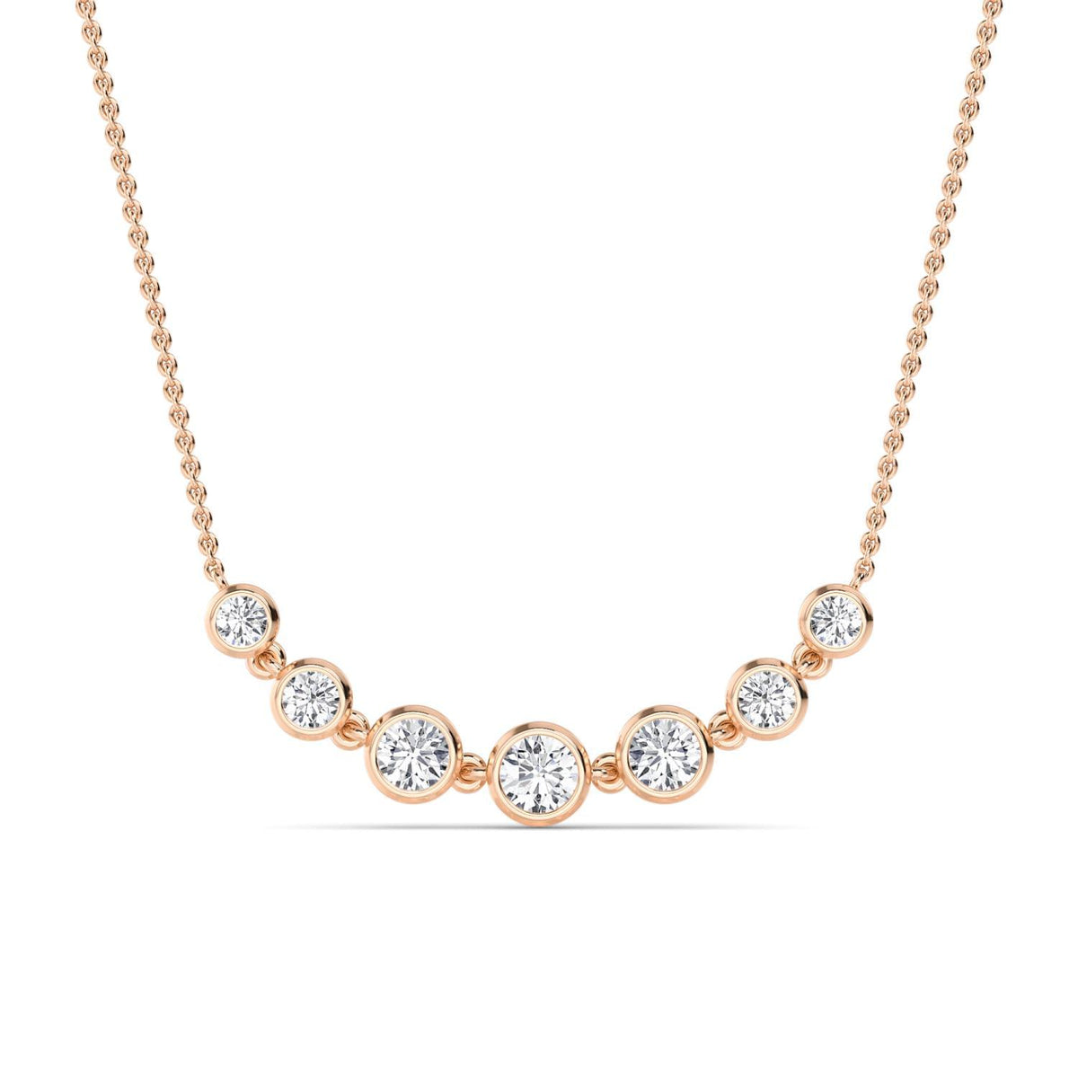Marielle Lune lab grown diamond pendant