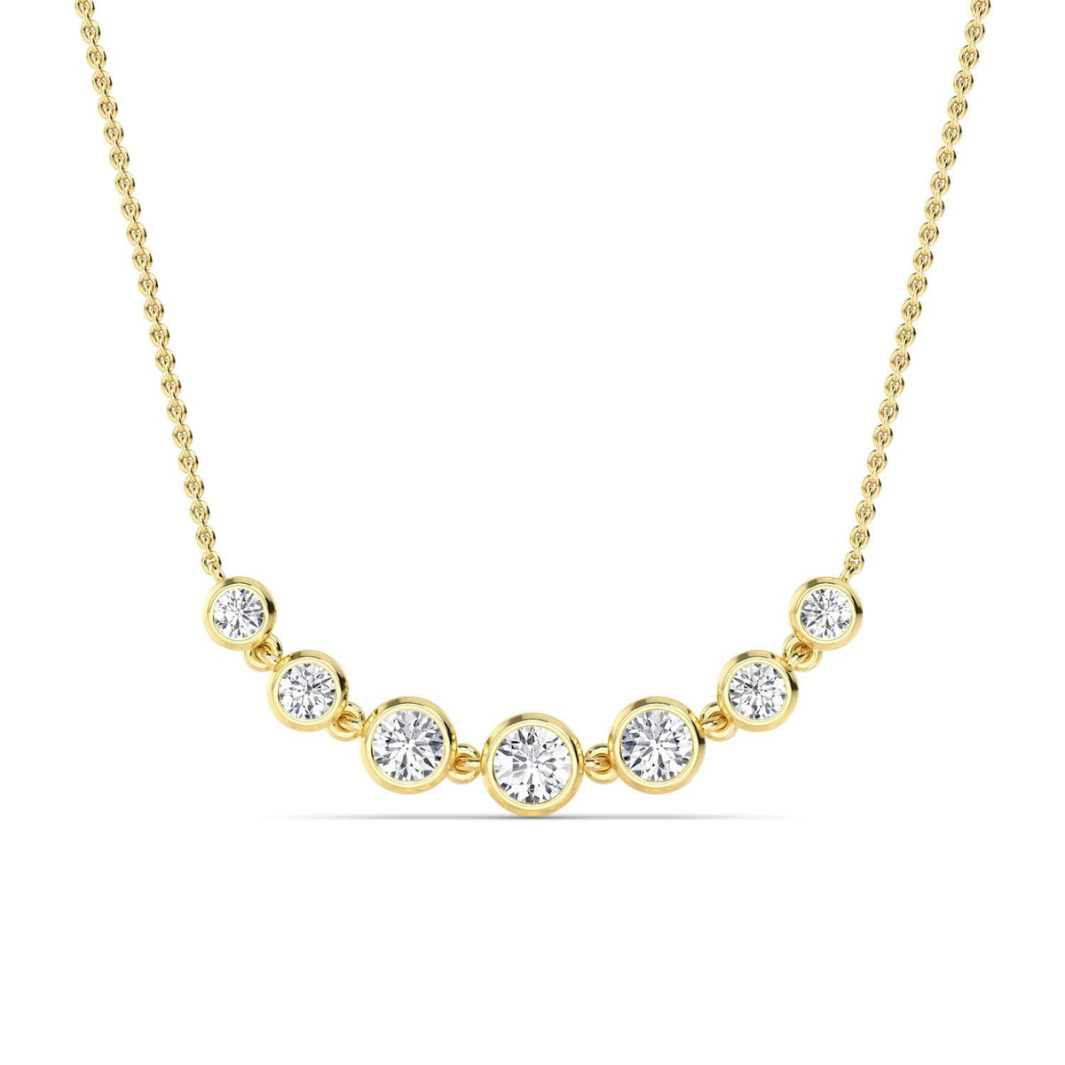 Marielle Lune lab grown diamond pendant