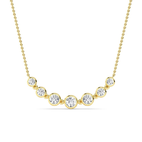 Marielle Lune lab grown diamond pendant