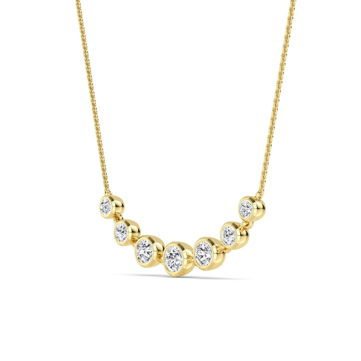 Marielle Lune lab grown diamond pendant