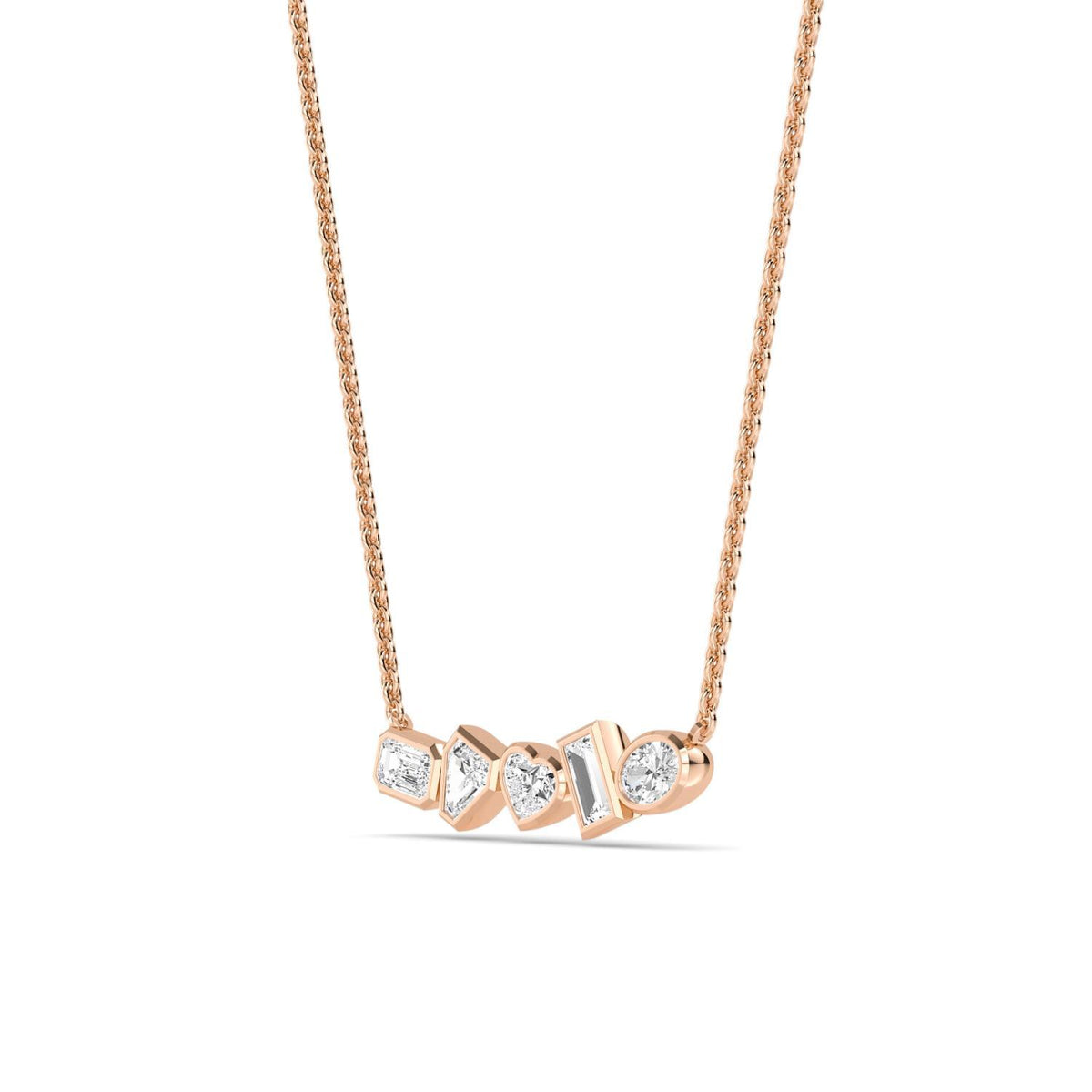 Marielle Rose lab grown diamond pendant