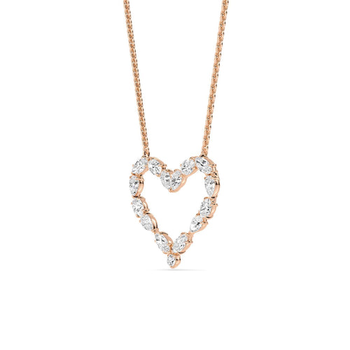 Noelia Dawn lab grown diamond pendant