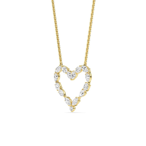Noelia Dawn lab grown diamond pendant