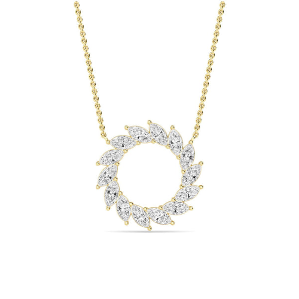 Noelia Grace - Circle Lab Grown Diamond Pendant