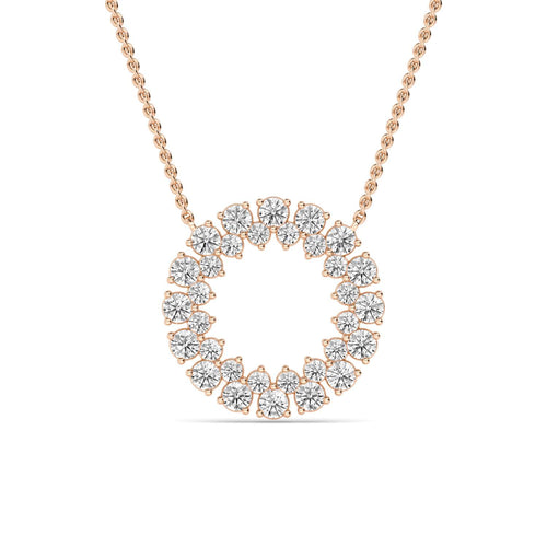 Noelia Pearl lab grown diamond pendant