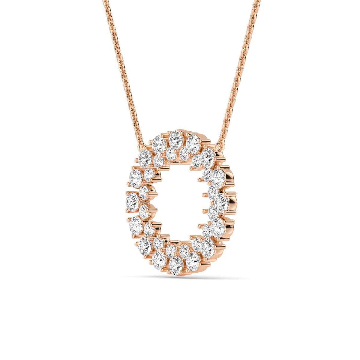 Noelia Pearl lab grown diamond pendant