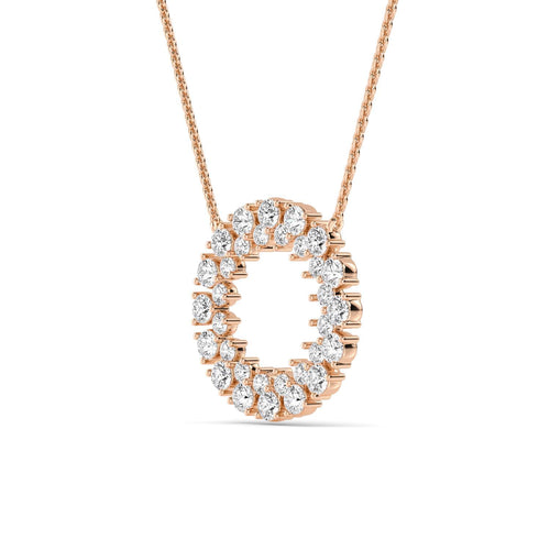 Noelia Pearl lab grown diamond pendant