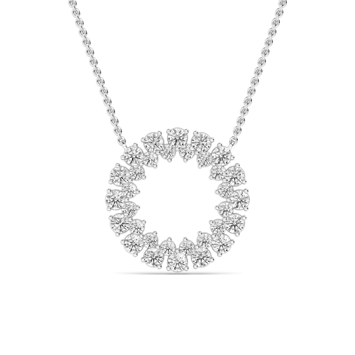 Noelia Pearl lab grown diamond pendant