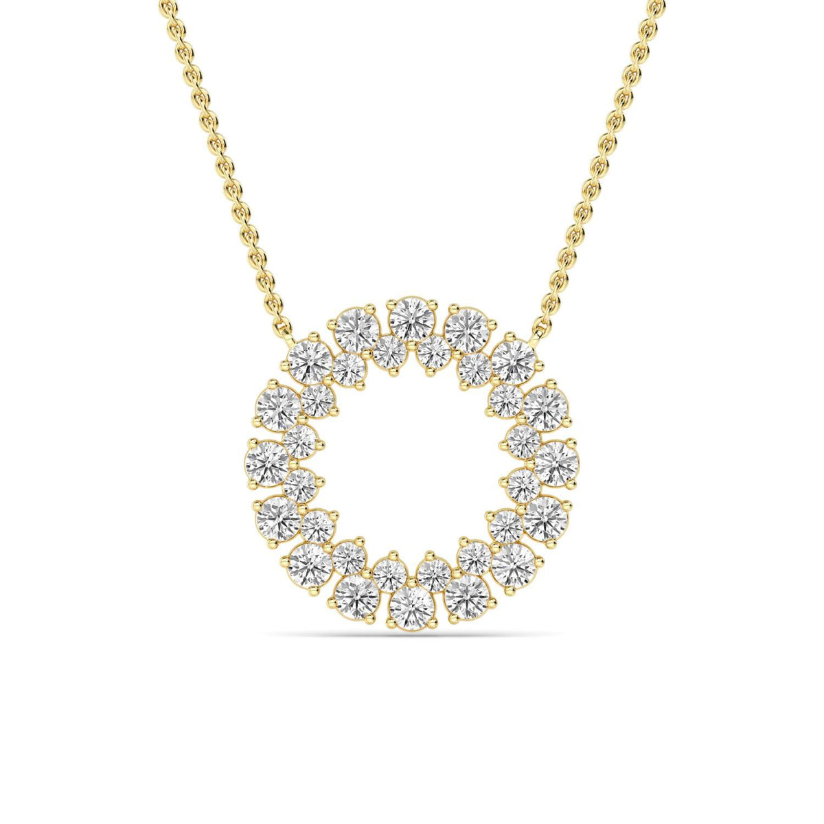 Noelia Pearl lab grown diamond pendant
