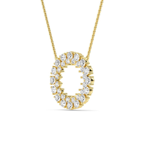 Noelia Pearl lab grown diamond pendant