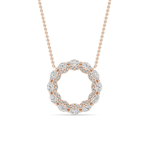 Noelia Rose lab grown diamond pendant