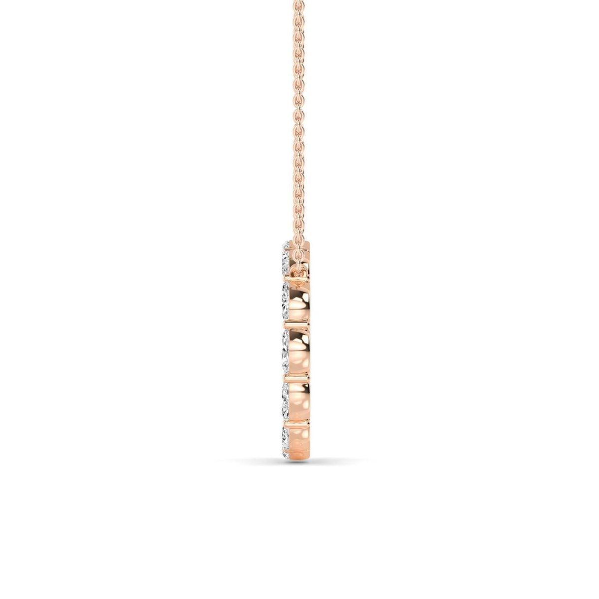 Noelia Rose lab grown diamond pendant