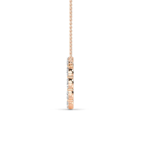 Noelia Rose lab grown diamond pendant