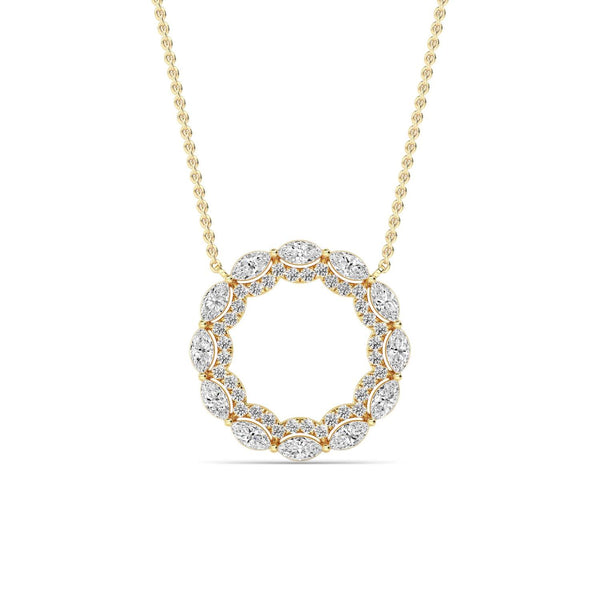 Noelia Rose - Circle Lab Grown Diamond Pendant