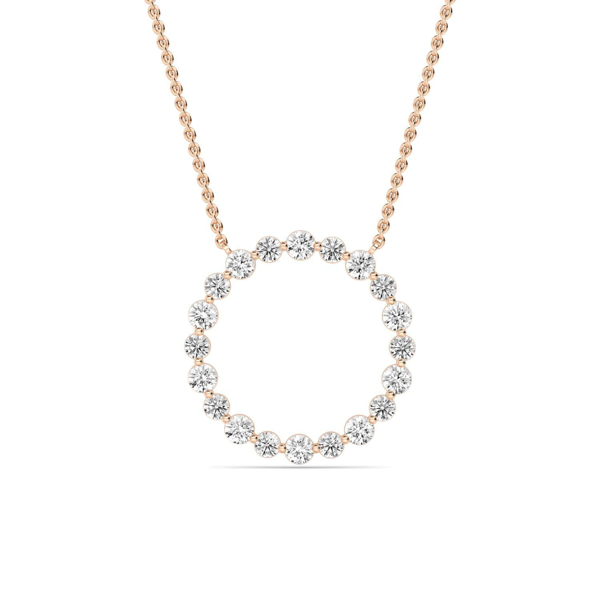 Ophelia Dawn lab grown diamond pendant