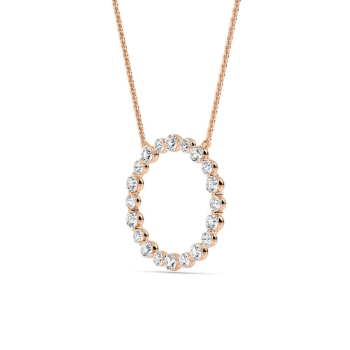 Ophelia Dawn lab grown diamond pendant