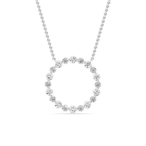 Ophelia Dawn lab grown diamond pendant