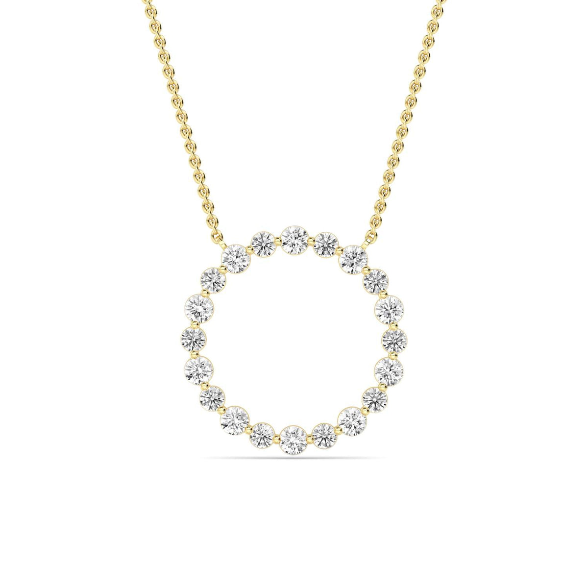 Ophelia Dawn lab grown diamond pendant