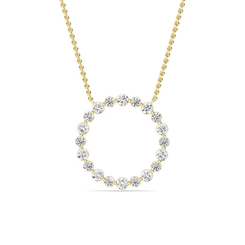 Ophelia Dawn lab grown diamond pendant