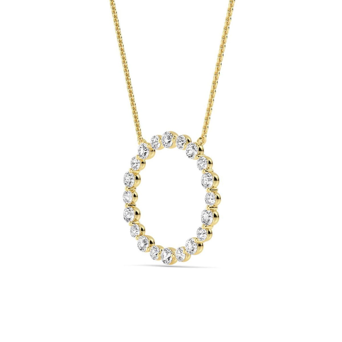 Ophelia Dawn lab grown diamond pendant