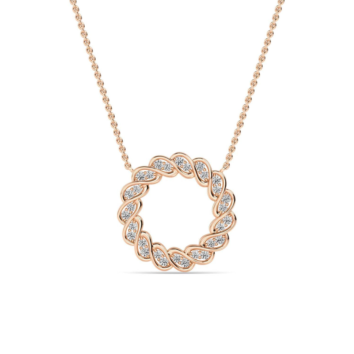 Ophelia Joy lab grown diamond pendant
