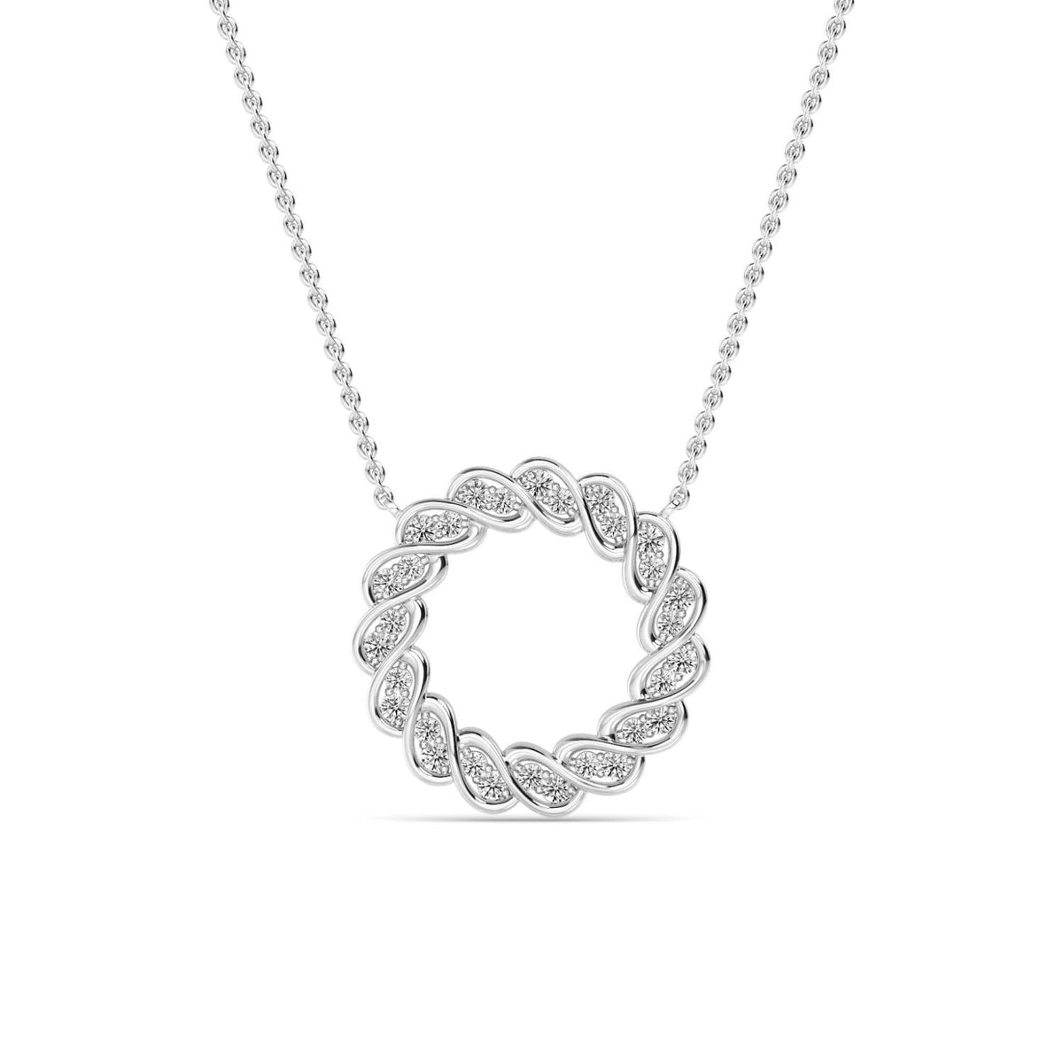 Ophelia Joy lab grown diamond pendant
