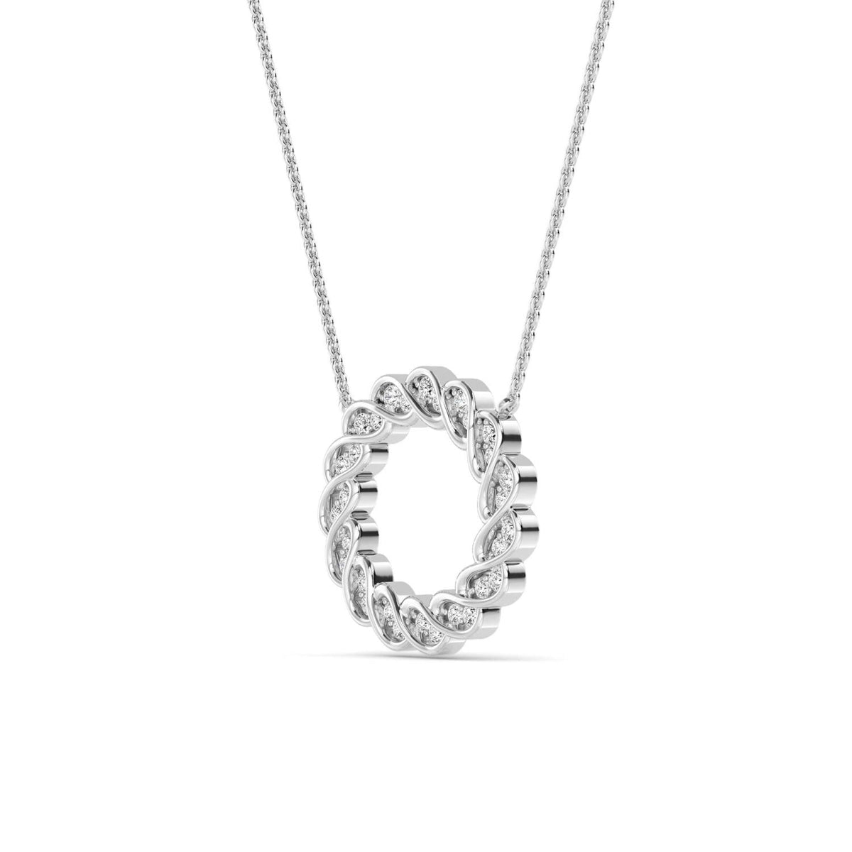 Ophelia Joy lab grown diamond pendant