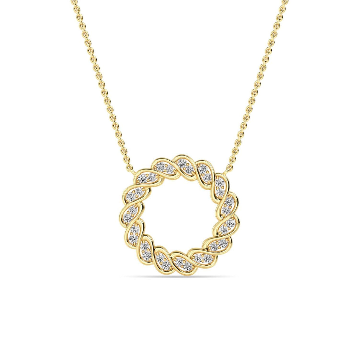 Ophelia Joy lab grown diamond pendant