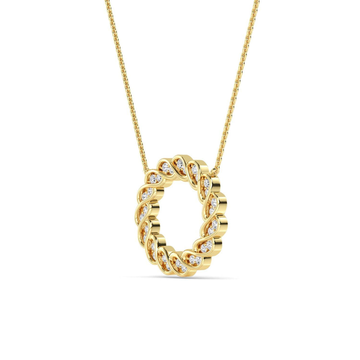 Ophelia Joy lab grown diamond pendant