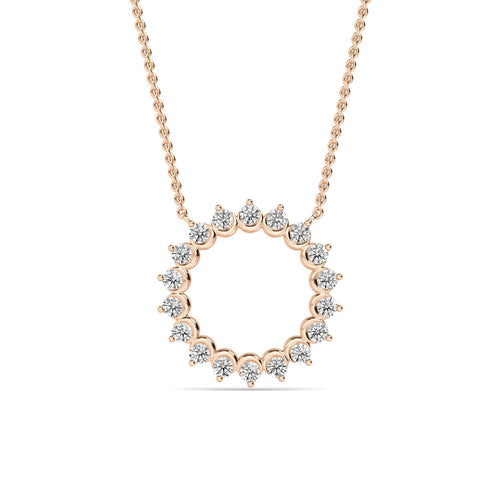 Ophelia Lune lab grown diamond pendant