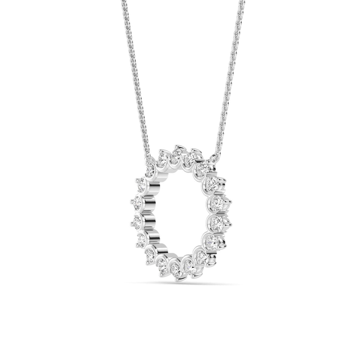 Ophelia Lune lab grown diamond pendant