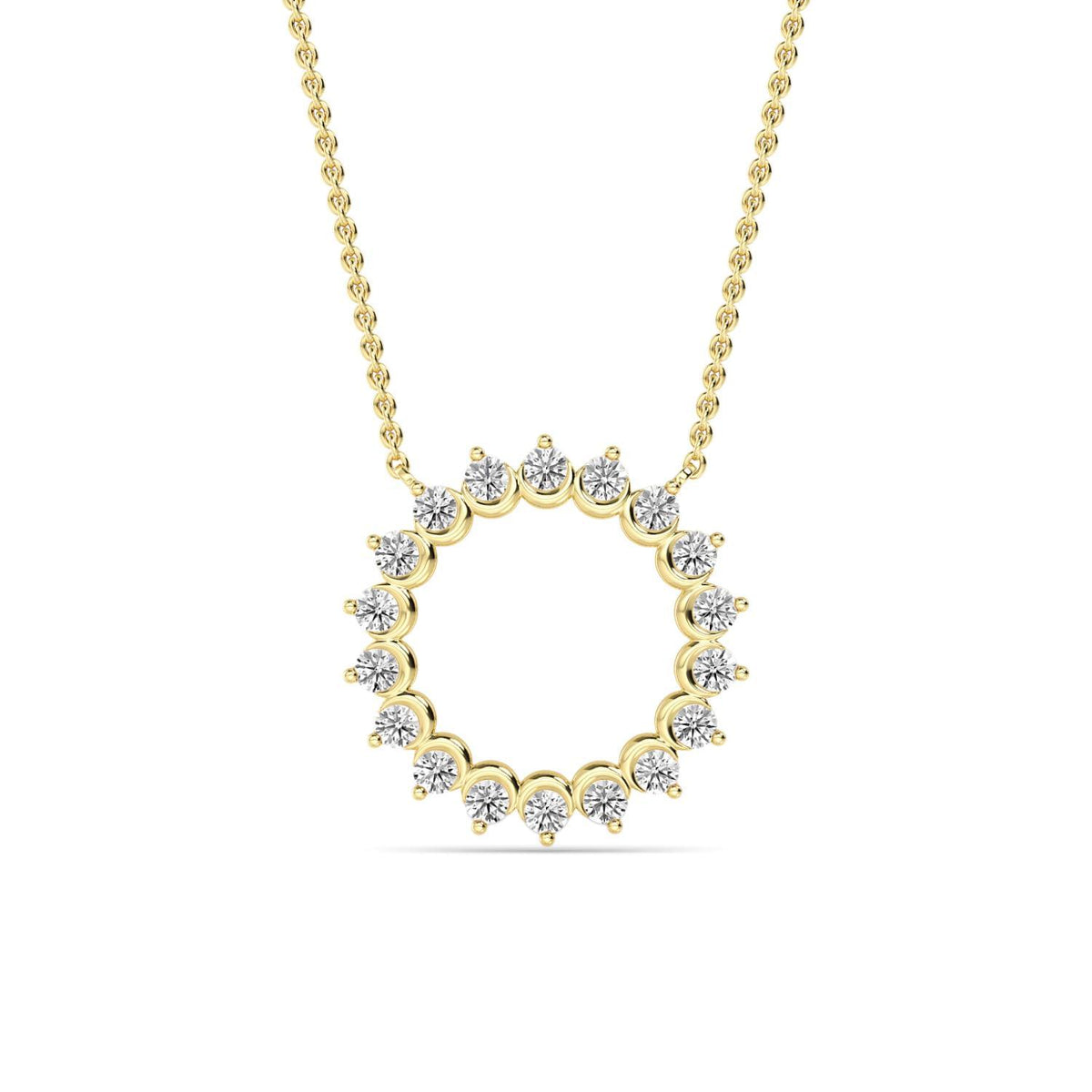 Ophelia Lune lab grown diamond pendant