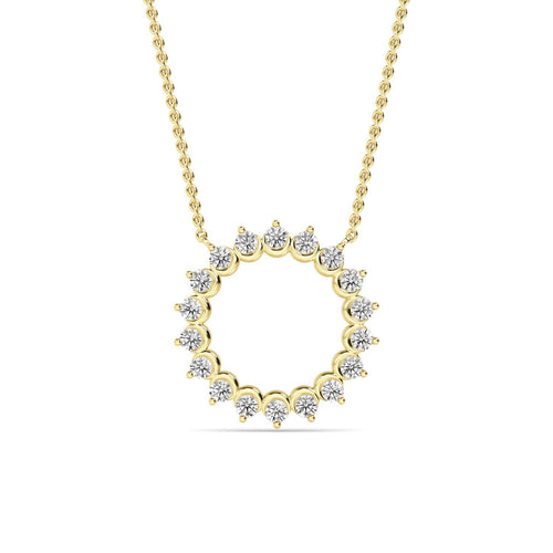 Ophelia Lune lab grown diamond pendant