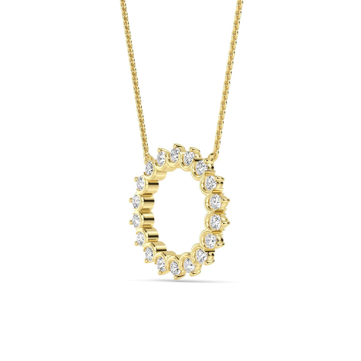 Ophelia Lune lab grown diamond pendant