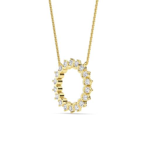 Ophelia Lune lab grown diamond pendant