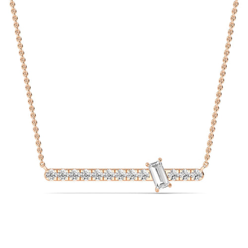 Rosaline Bloom lab grown diamond pendant