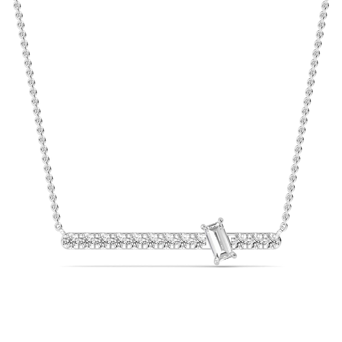 Rosaline Bloom lab grown diamond pendant