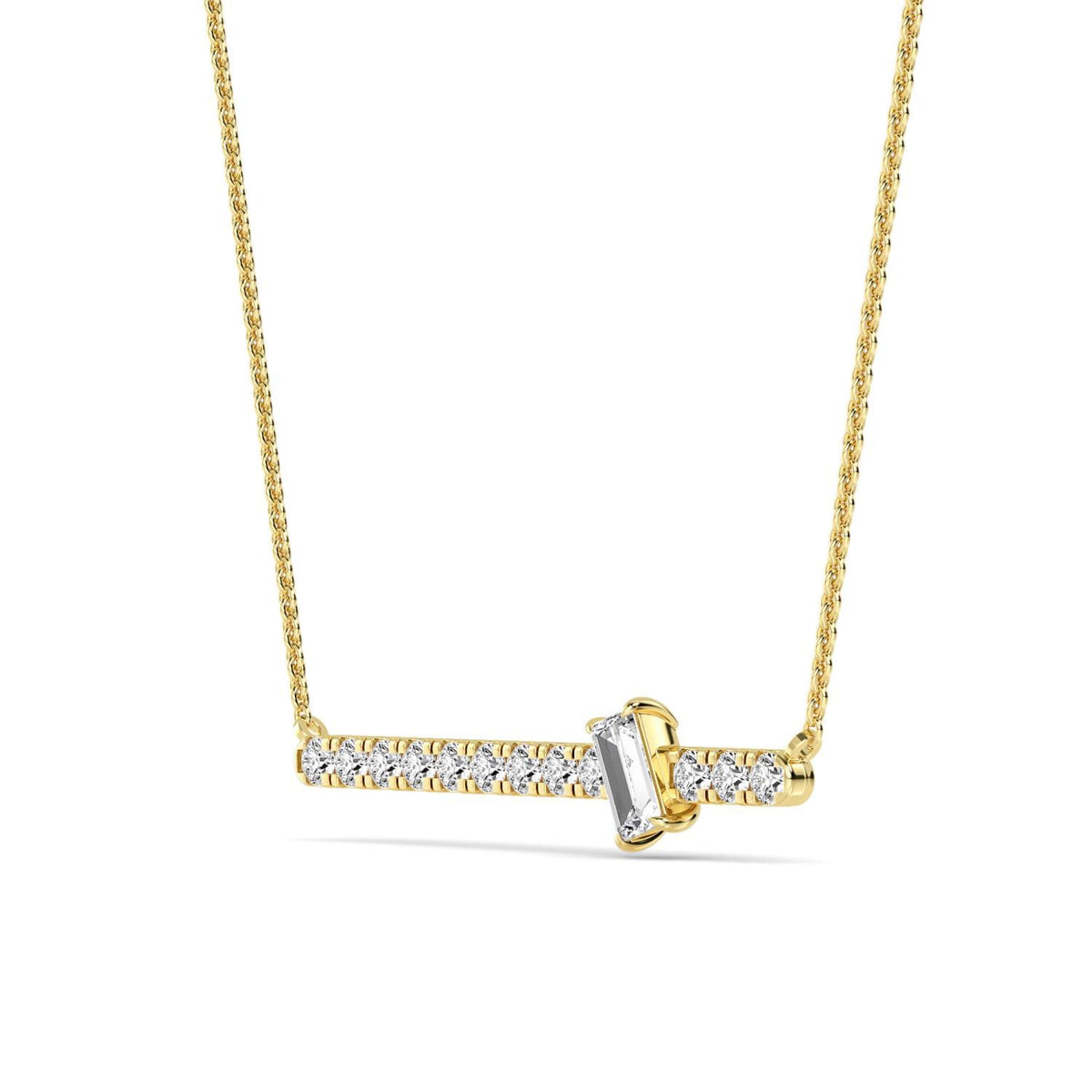 Rosaline Bloom lab grown diamond pendant