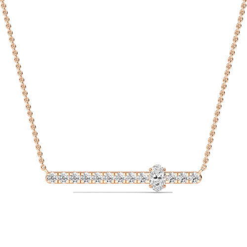 Rosaline Dawn lab grown diamond pendant