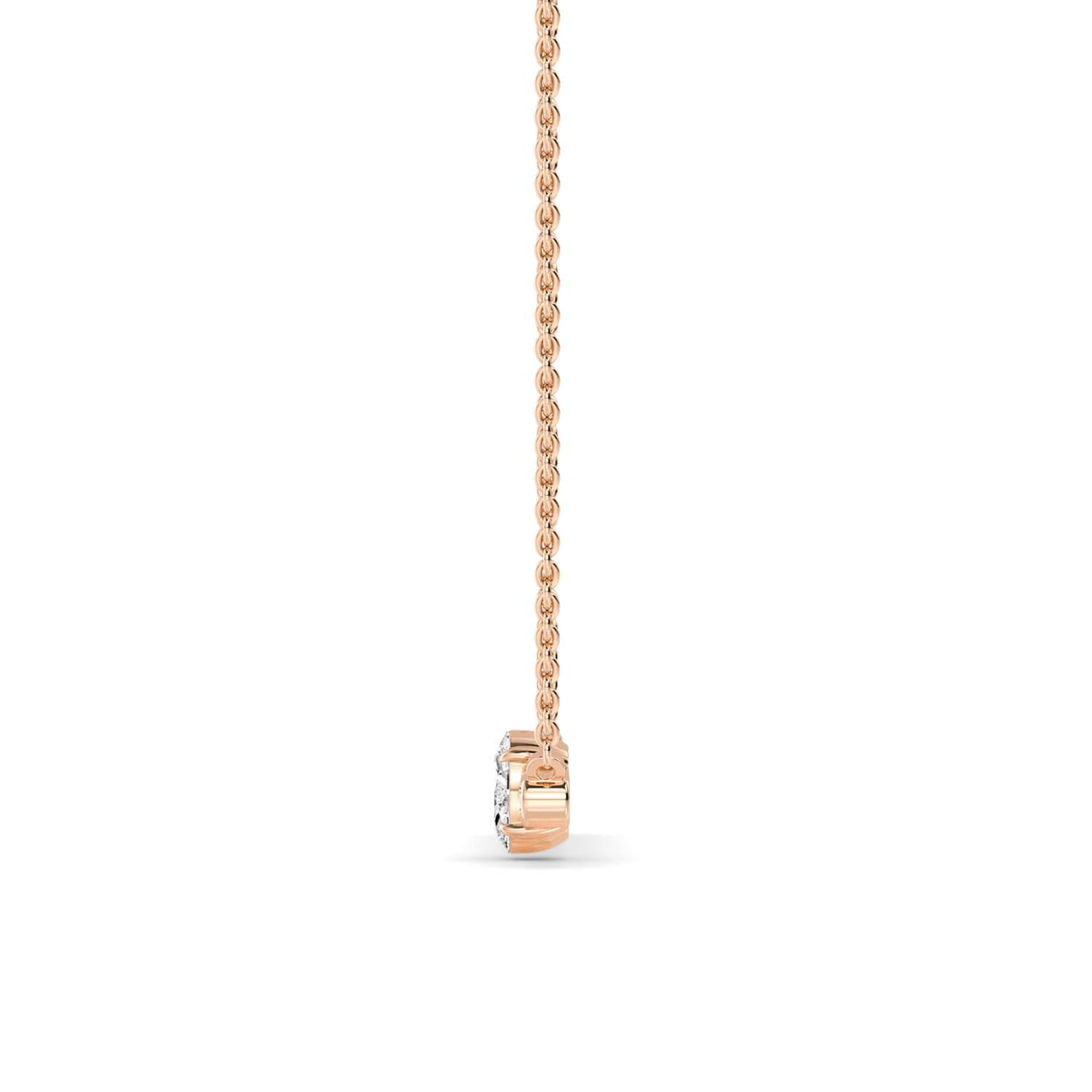 Rosaline Dawn lab grown diamond pendant