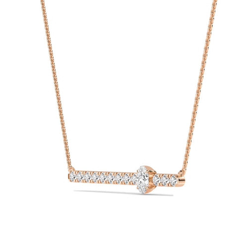 Rosaline Dawn lab grown diamond pendant