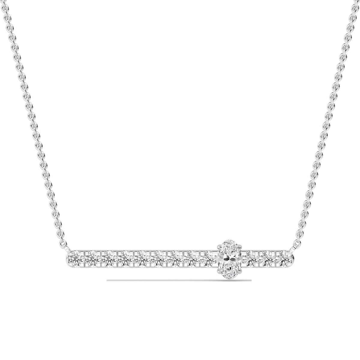 Rosaline Dawn lab grown diamond pendant