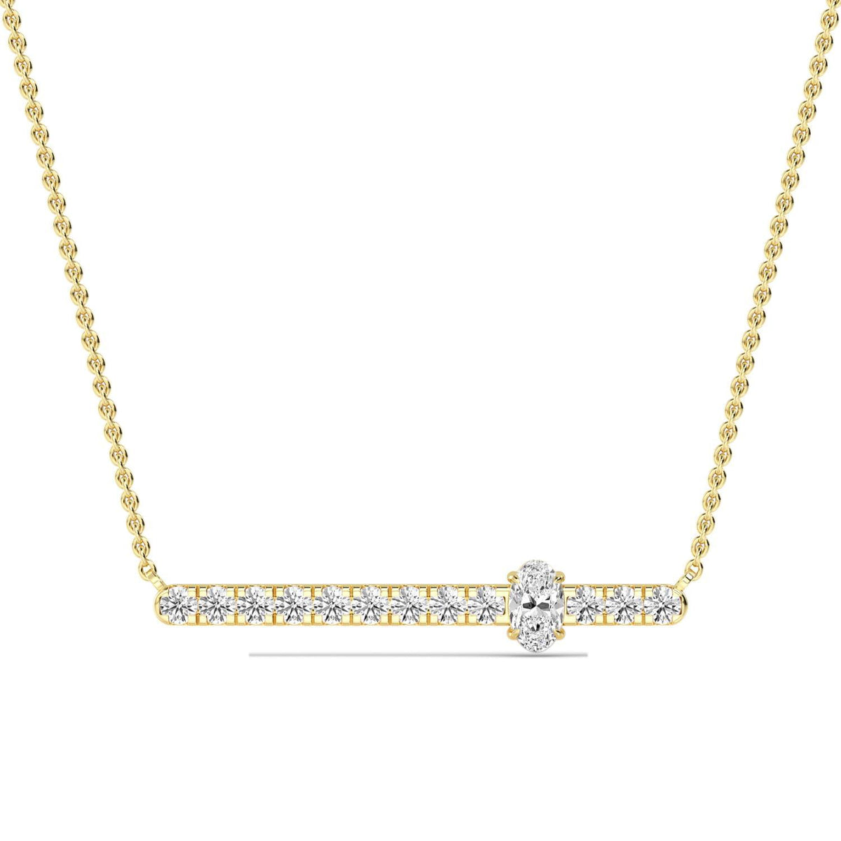 Rosaline Dawn lab grown diamond pendant