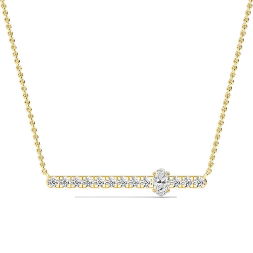 Rosaline Dawn lab grown diamond pendant